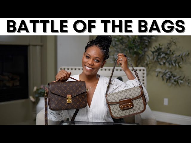 WHO'S YOUR MONEY ON?!  Louis Vuitton Pochette Metis vs. Gucci Horsebit  1955 Shoulder Bag 