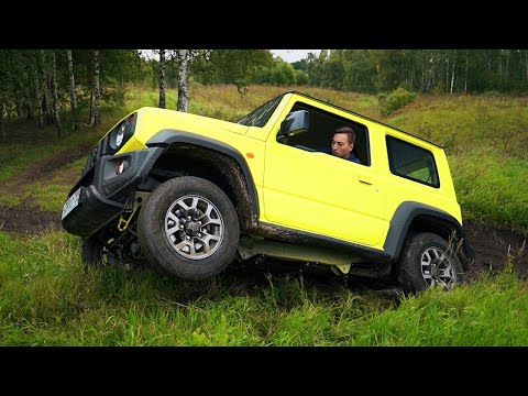 Японский Гелик творит ДИЧЬ! ПЕРЕВЕРНУТЬ Джимни... легко! Оффроад Тест Suzuki Jimny