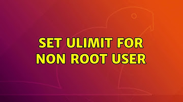 Ubuntu: set ulimit for non root user