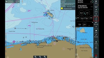 SIMRAD ECDIS E5024 Motion Mode Shortcut Button