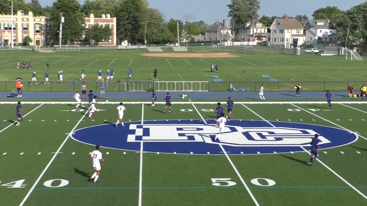Port Chester Rams High School Varsity Soccer Team vs Ossining High