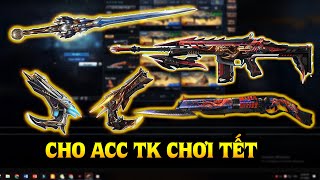 Cho Acc Truy Kích Chơi Tết Có Scar Legend, Shotgun Svip, Thương Sét, Lục Legend, Nỏ, Kiếm Legend