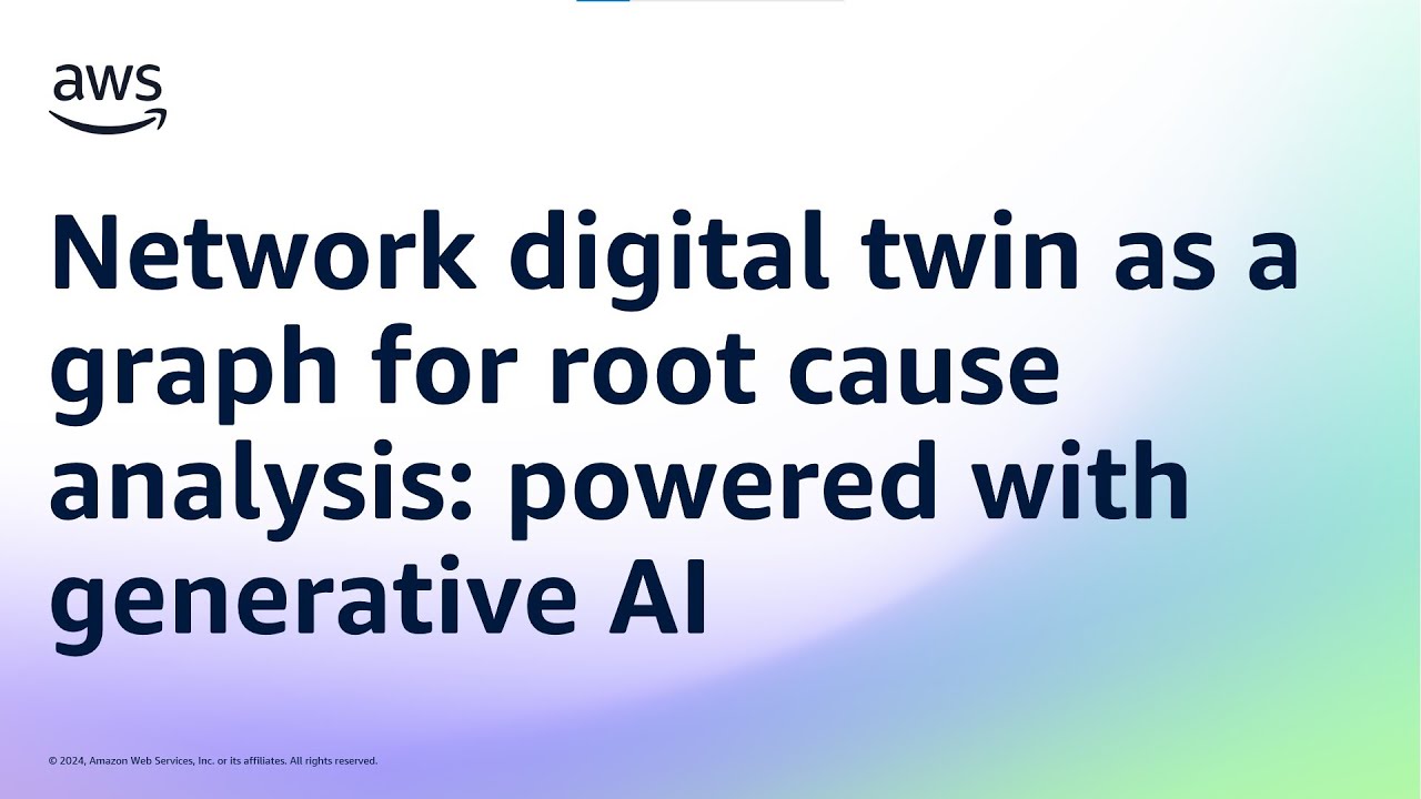 Network digital twin as a graph for root cause analysis: powered with generative AI