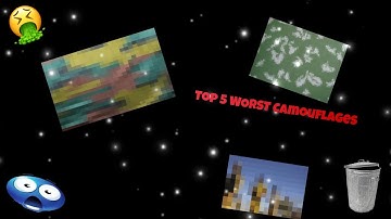 Top 5 WORST Camouflages in HISTORY.