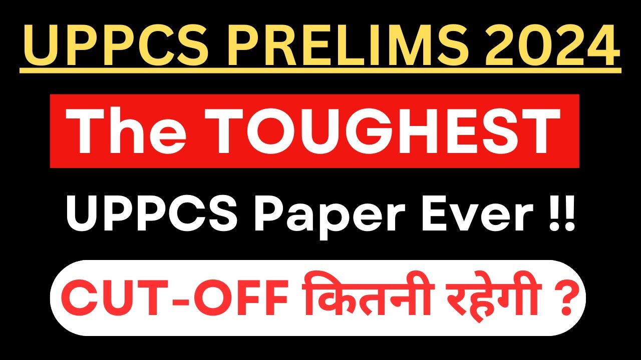 UPPCS PRELIMS 2024 Analysis !! - YouTube