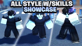 ALL STYLE SHOWCASE w/SKILLS In This FIGHTING Game Called 