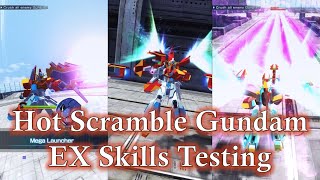 (GBM) Nu + Scramble = Hot Scramble Gundam - EX Skills Testing