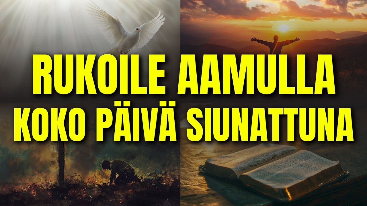 Kuinka rukoilla aamulla, jotta päiväsi alkaa uskossa ja siunattuna (Mark. 11:24)