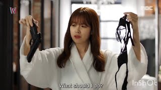 W-Two Worlds Ep 3 Han Hyo Joo Flashes Lee Jong Suk She Is Gonna Shoot Him