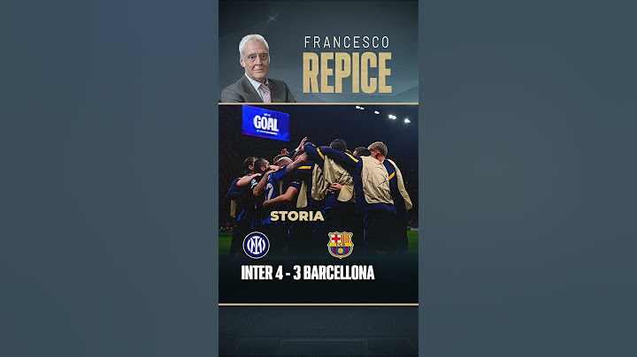 Inter-Barcellona 4-3: Il finale epico commentato da Francesco Repice