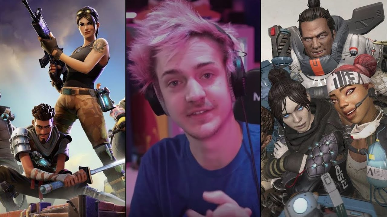 Apex v. Ninja fortnite streamer. апекс против форта. обои на рабочий стол apex legends.