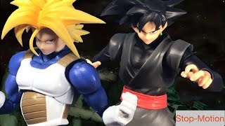 Trunks VS Goku Black (DBZ Stop-Motion)