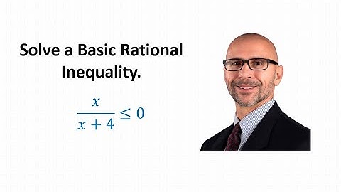 Solving a Basic Rational Inequality: Linear Over Linear (Less Than or Equal)