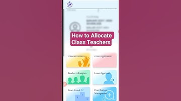 How to Allocate Class Teachers in UAS Portal