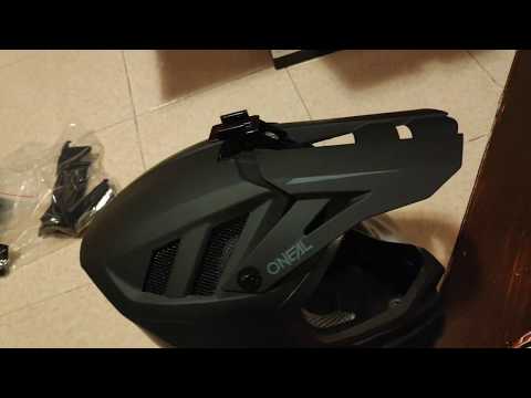 O'Neal Blade Helmet solid BLACK ( fast UNBOXING)