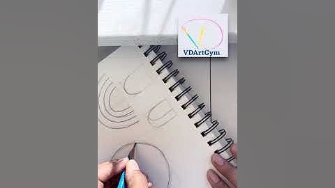 How to draw freehand circles close to perrrfect.@VDArtGym 
