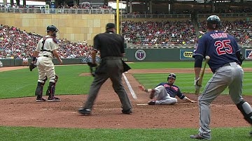 CLE@MIN: Tribe pulls within one on Brantley