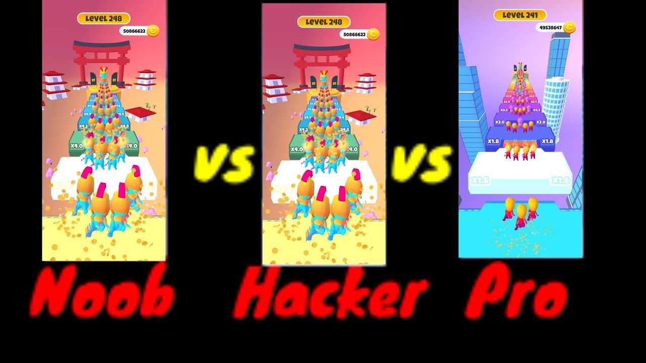 NOOB vs PRO vs HACKER - Arrow fest Hack All Levels GamePlay