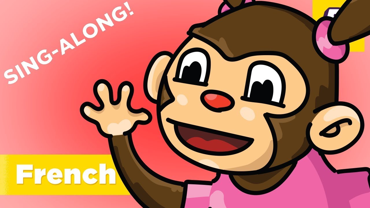 Beginner French Goodbye Sing-Along Song | BASHO & FRIENDS 4k Learning | Au Revoir