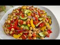Вкусный и полезный салат из нута покорит всех! Такого вкусного я еще не ела!