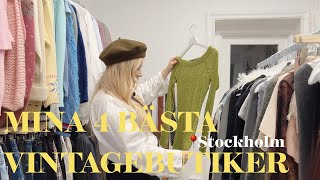 Mina 4 bästa vintagebutiker i Stockholm | Second hand & vintage shopping