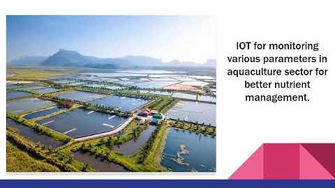 Aquaculture IOT Based Monitoring System: Presentation