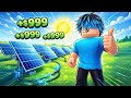 I Made MILLIONS Building MAX LEVEL Solar Farm in Roblox!