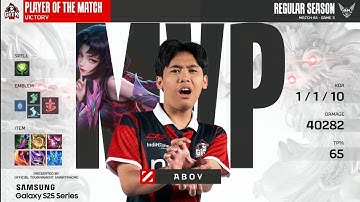 Highlight MVP Aboy | Bigetron Alpha vs Geek Fam | Game 3 - WEEK 9 DAY 1 - #mplids15