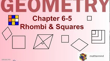 Geometry 6-5 Rhombi and Squares