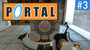 Escorting The Companion Cube! | Let