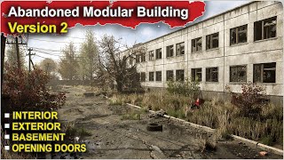 Game Unreal Engine 5 / Game Video Abandoned Modular Building / UE5 / Modular Building UE5