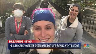 Healthcare Workers Explain How Ventilators Save Coronavirus Patients   NBC Nightly News
