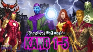 Marvel Future Fight- Kang clears 1-5 from a pvp player- tips and tricks!