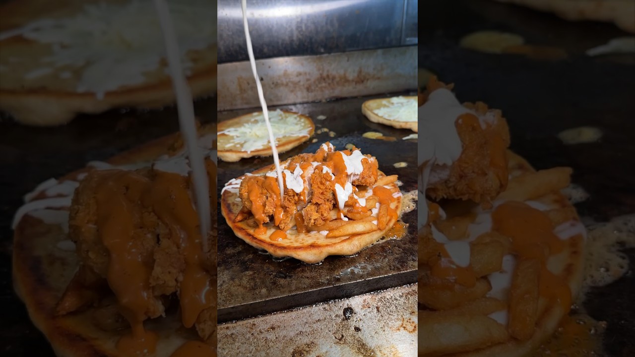 The “BLAZIN’ FAJITAS” from Blazin Chicken & Gyro in NJ! 🤤 Which one is yours? #DEVOURPOWER #Halal