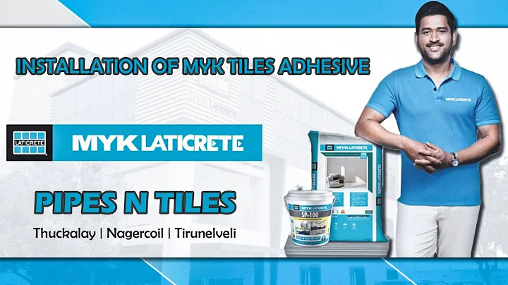 MYK Laticrete Tile Adhesive Installation n English@pipesntiles #pipesntiles #myklaticrete #adhesive