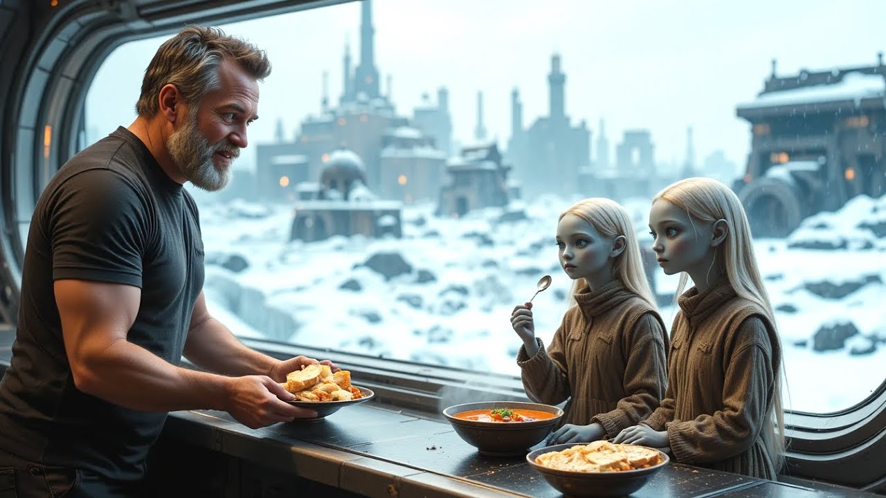 Он накормил двух девочек-сирот тёплой едой — 10 лет спустя к его дверям приземлился роскошный кос...