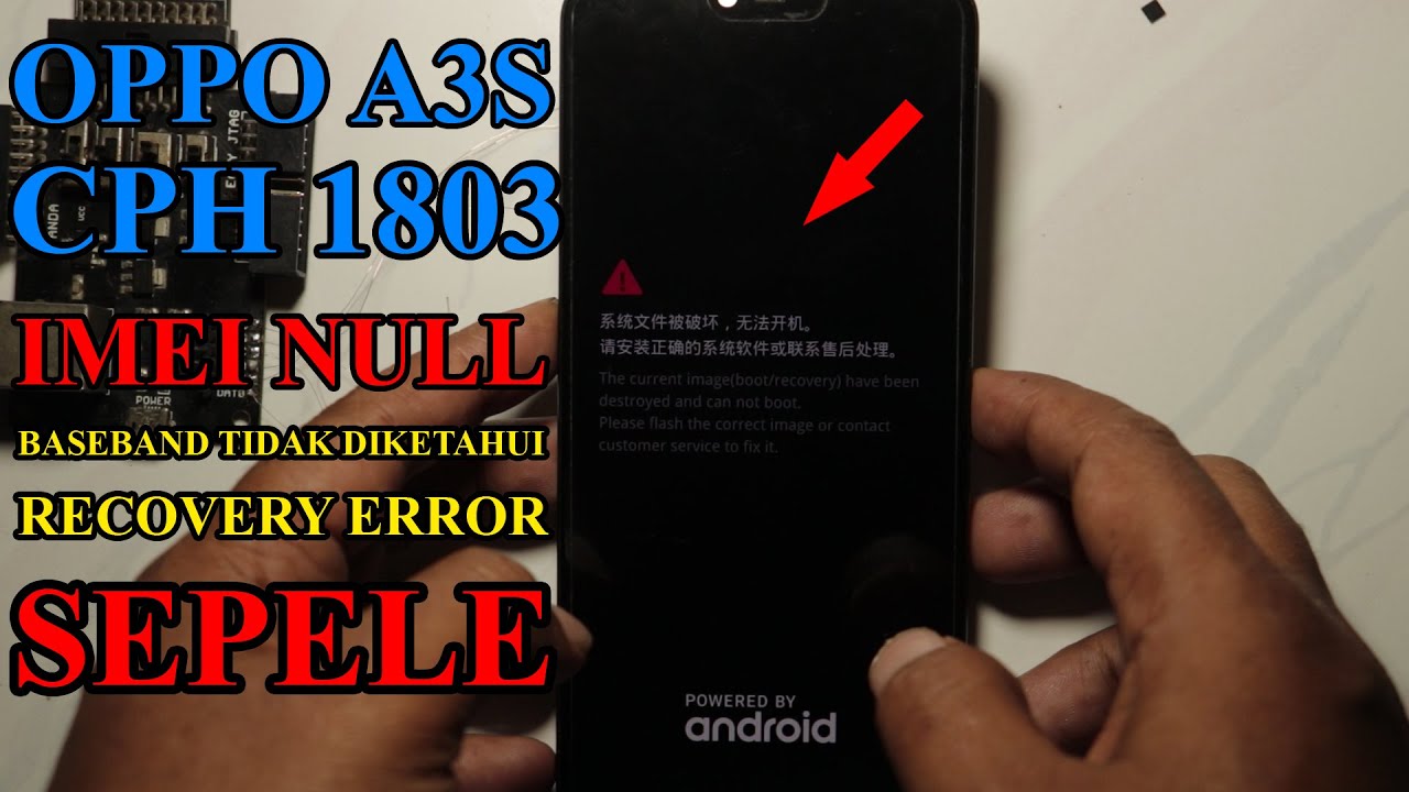 CARA PERBAIKI OPPO A3S MUNCUL TULISAN CINA FULL DUMP LANGSUNG ON