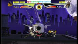 Mondo Gecko VS Ripcon In A Power Rangers VS TMNT Ultimate Hero Clash 2 Match / Battle / Fight screenshot 5