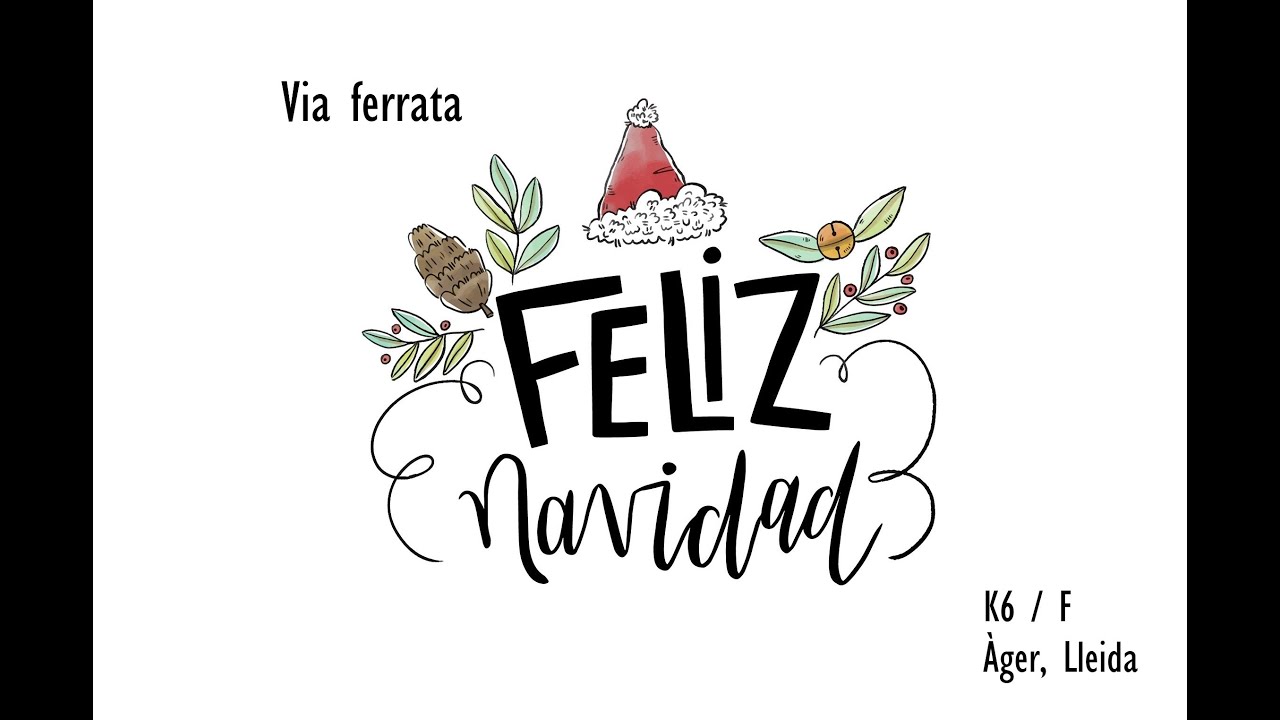 Via ferrata - Feliz Navidad (K6 / F) - full ascent