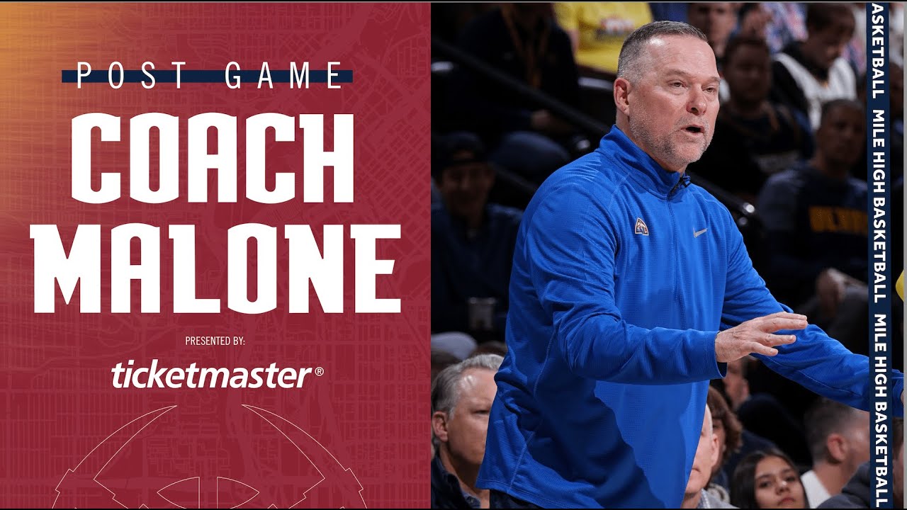 Nuggets Postgame Media Coach Malone DEN vs. NOP YouTube