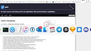 Demo Joplin app's drag and drop image screenshotting functionality screenshot 3