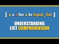 List comprehension  explained