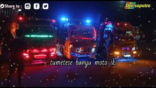 Story wa truk canter lagu banyu moto