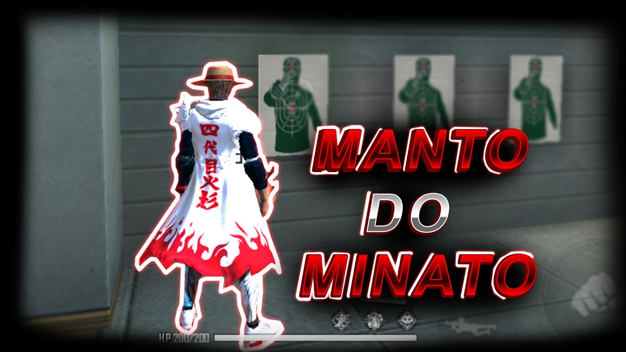 MANTO DO QUARTO HOKAGE⚡ MINATO ⚡ (FREE FIRE) TEXTURA (COM TUTORIAL) -  YouTube