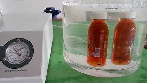 Demo Video of Vacuum Seal Performance Tester/Bottle Packaging Leak Test Machine/Air Leakage Detector