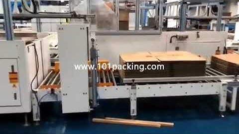 Automatic horizontal type big box carton erecting forming machine