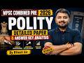 MPSC Prelims 2026 |Combine Group B Prelims Polity Detailed Paper Analysis & Answer Key | Ritesh Sir
