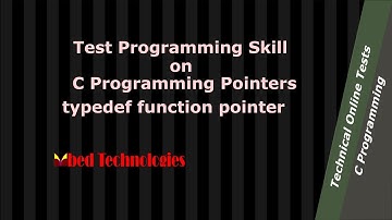 A C Programming question on typedef function pointer