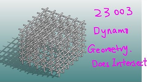 23003 - Revit Dynamo Geometry.DoesIntersect