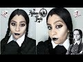 WEDNESDAY ADDAMS Inspired Halloween Makeup Tutorial | Cooks Looks &amp; DIYs